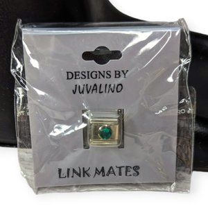 Designs by Juvalino Link Mates Green Gem Charm